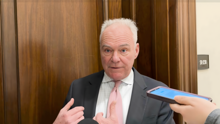 Kaine Cautiously Backs Syria Shift but Urges Protection for Minorities