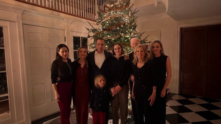 Joe Biden’s Christmas Family Photo Draws Online Attention