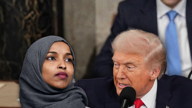Representative Ilhan Omar Reacts During State of the Union Address